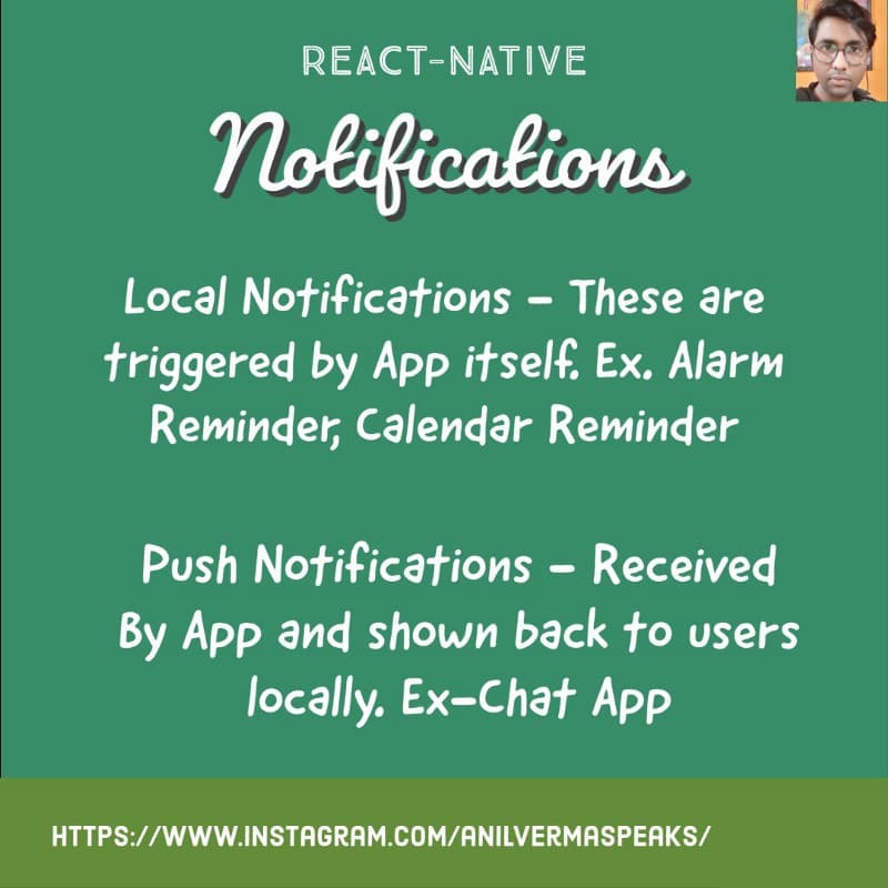 How Local Notifications Works in React Native(expo)