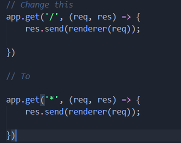 Adding Navigation In React SSR