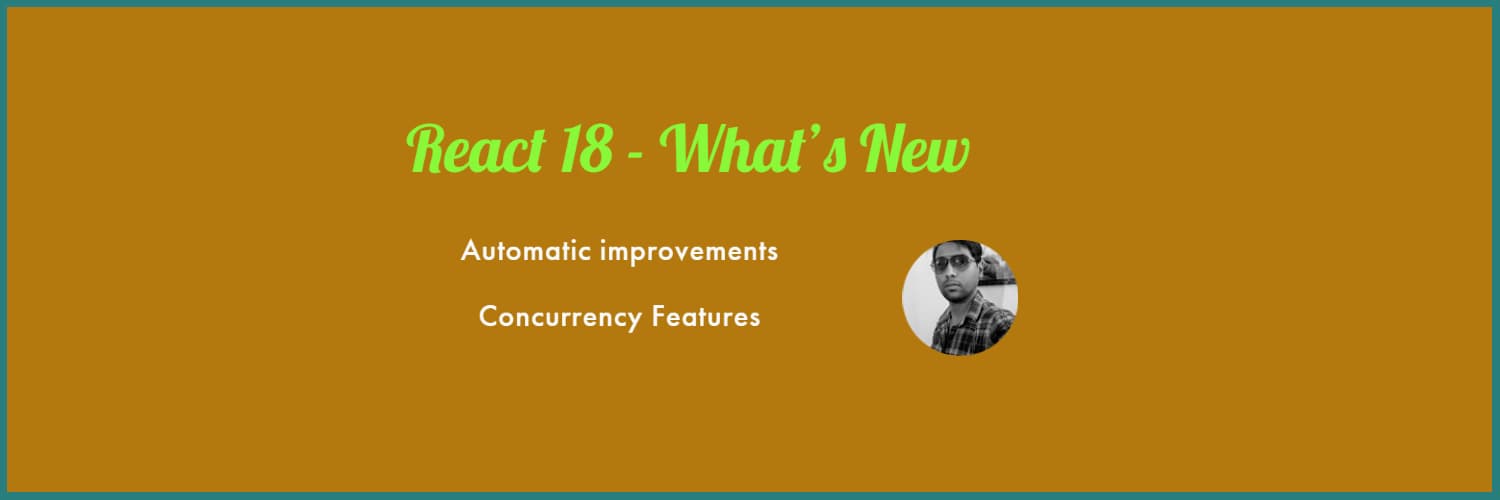 React 18 new features
